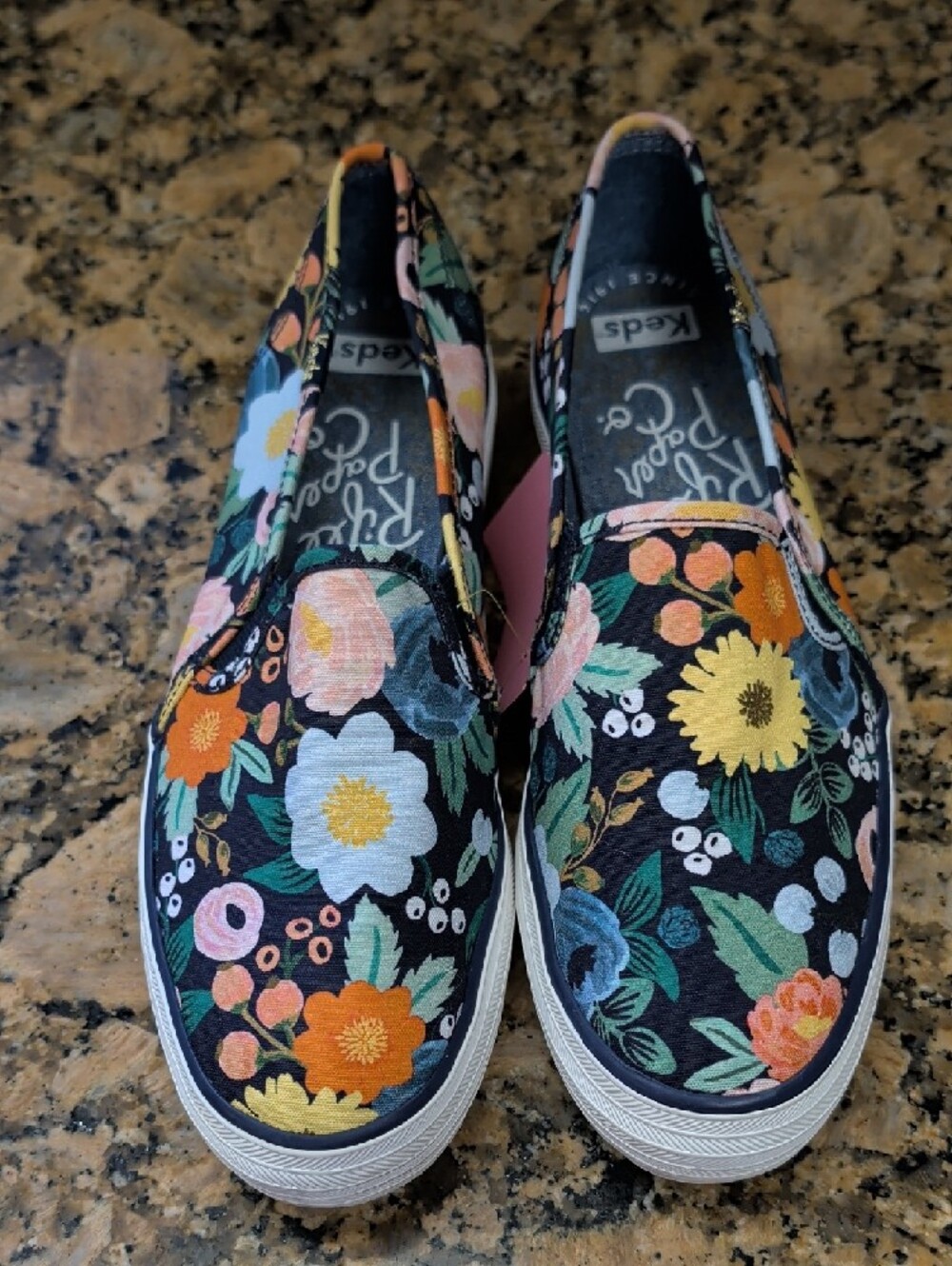 Keds Floral Slip-On Sneakers - Multicolor Blooms - Picture 3 of 5